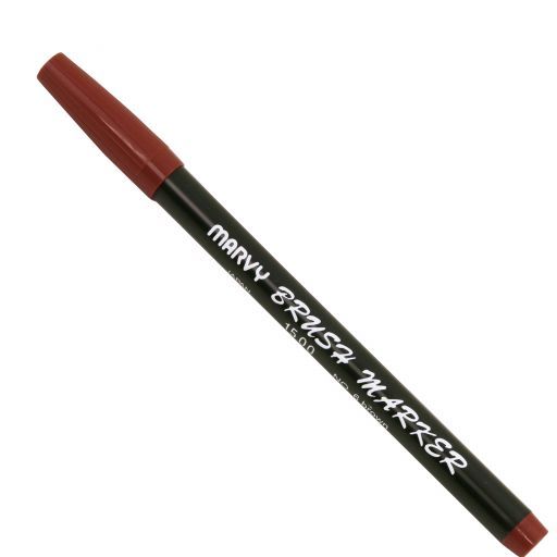 Brown leather Shoe Care & Tools BRUSH MARKER by Tuscany Leather