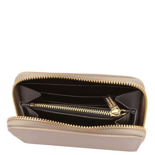 Leda - Exclusive zip around leather wallet