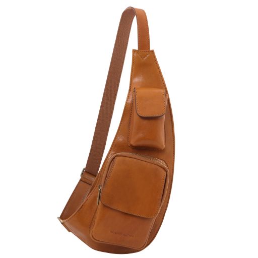 Honey leather Satchels Leather crossover by Tuscany Leather