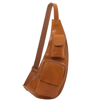 Honey leather Satchels Leather crossover by Tuscany Leather