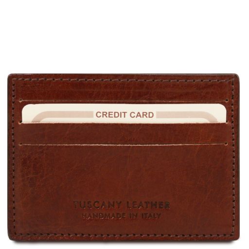 Brown leather Travel Accessories Exclusive by Tuscany Leather