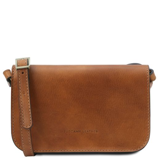 Natural leather Shoulder Bags Carmen - by Tuscany Leather