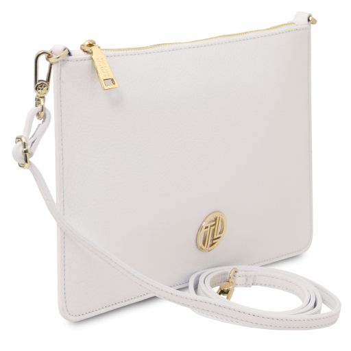 Coffee leather Handbags Diva - by Tuscany Leather