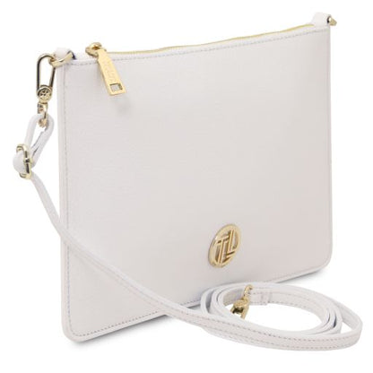 Coffee leather Handbags Diva - by Tuscany Leather