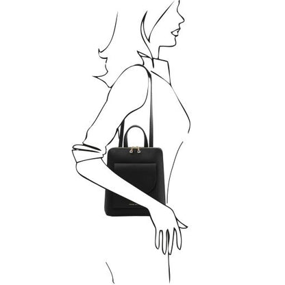 TL Bag - Small leather backpack for women