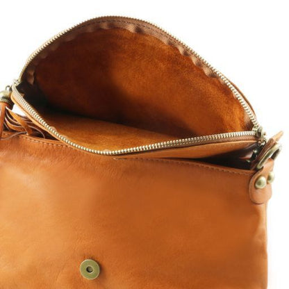 TL Bag - Soft leather shoulder bag with tassel detail
