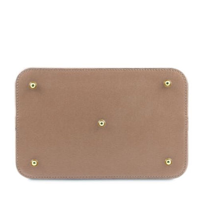 Cognac leather Handbags Minerva - by Tuscany Leather