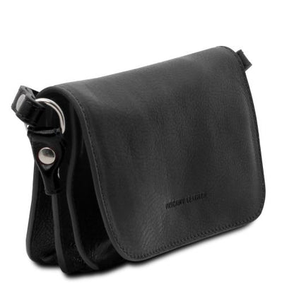 Carmen - Leather shoulder bag with flap