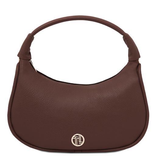 Coffee leather Handbags Michelle - by Tuscany Leather