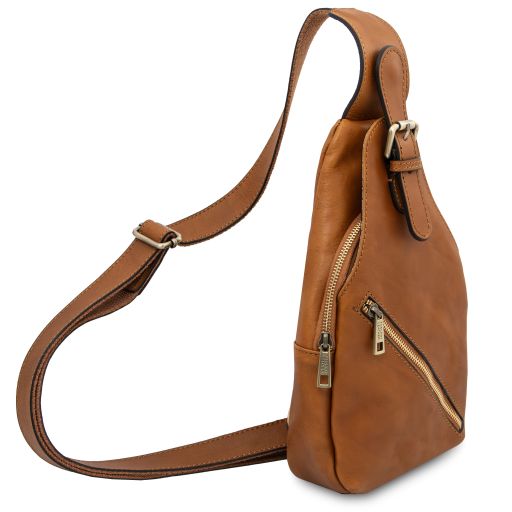 Kevin - Leather crossover bag