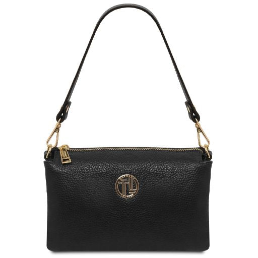 Black leather Handbags Sia - by Tuscany Leather
