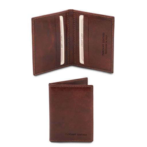 Brown leather Travel Accessories Exclusive by Tuscany Leather
