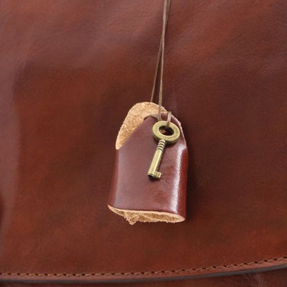 Alessandria - Leather multi compartment TL SMART laptop briefcase