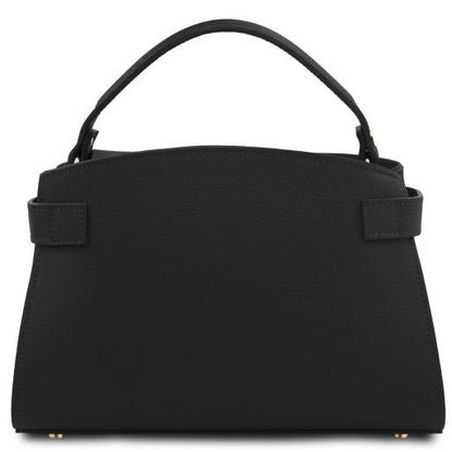 Black leather Handbags Maisy - by Tuscany Leather
