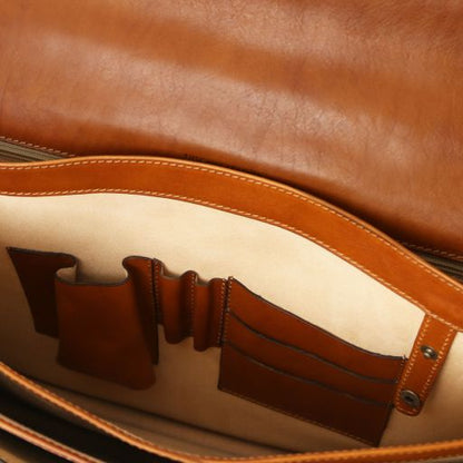 Natural leather Briefcases Cremona - by Tuscany Leather