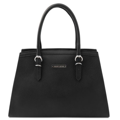 Black leather Handbags TL by Tuscany Leather