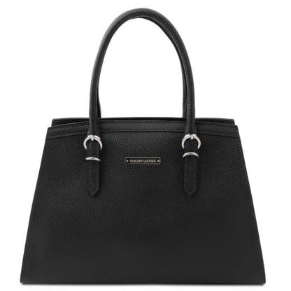 Black leather Handbags TL by Tuscany Leather