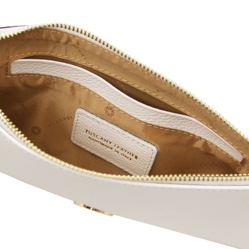 Coffee leather Handbags Diva - by Tuscany Leather