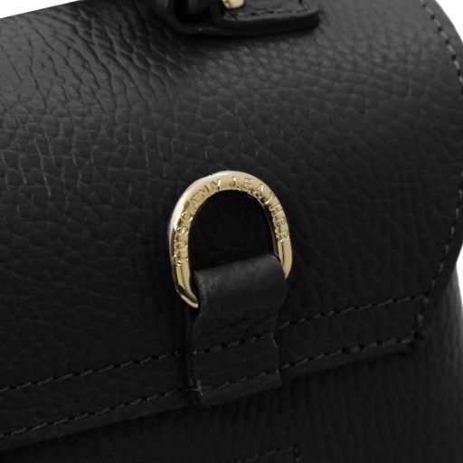Black leather Handbags Silene - by Tuscany Leather