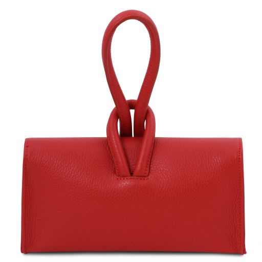 Lipstick Red leather Handbags TL by Tuscany Leather