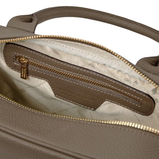 Black leather Handbags Stephany - by Tuscany Leather