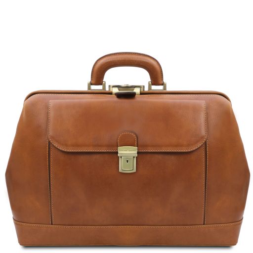 Natural leather Doctor Bags Leonardo - by Tuscany Leather