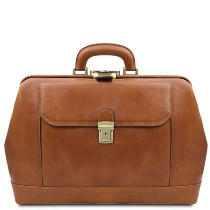 Natural leather Doctor Bags Leonardo - by Tuscany Leather