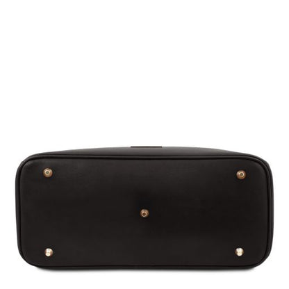 Cognac leather Handbags TL by Tuscany Leather