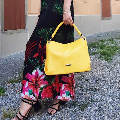 Black leather Handbags TL by Tuscany Leather