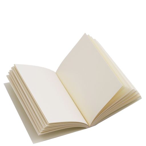 Lined leather Travel Accessories Refill Notebook by Tuscany Leather