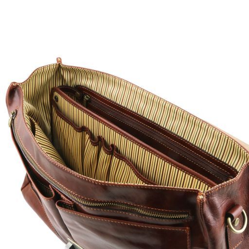 Black leather Travel Accessories TL Smart by Tuscany Leather