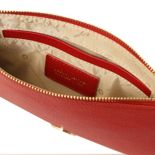 Coffee leather Handbags Diva - by Tuscany Leather