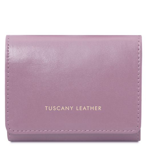 Lilac leather Wallets & Money Clips Diana - by Tuscany Leather