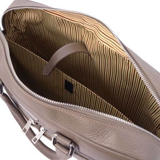 Treviso - Leather laptop briefcase