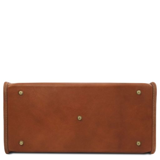 Black leather Doctor Bags Raffaello - by Tuscany Leather