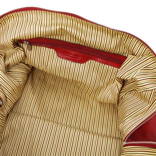 Dark Brown leather Duffel Bags Oslo - by Tuscany Leather