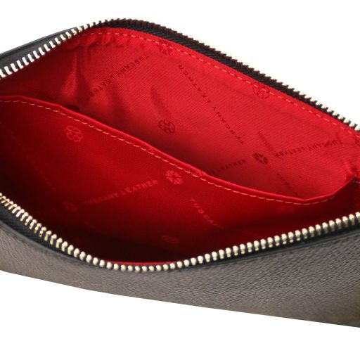 Coffee leather Handbags Diva - by Tuscany Leather