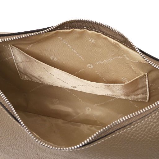 Black leather Handbags Michelle - by Tuscany Leather