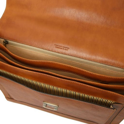Natural leather Briefcases Cremona - by Tuscany Leather