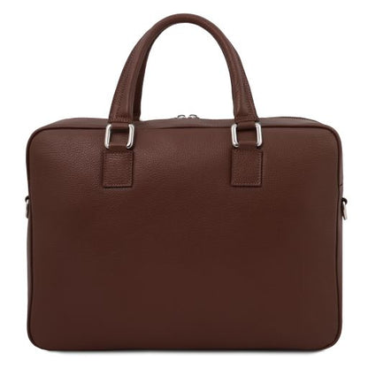 Treviso - Leather laptop briefcase