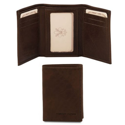 Exclusive 3 fold leather wallet