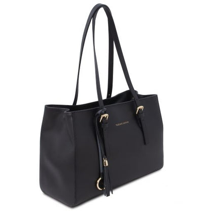 Black leather Handbags TL by Tuscany Leather