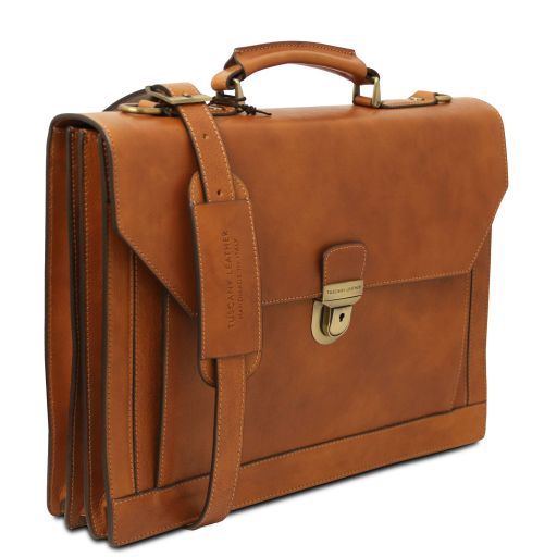 Natural leather Briefcases Cremona - by Tuscany Leather