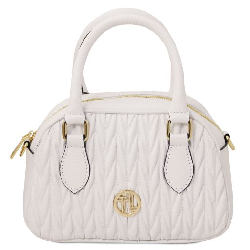 White leather Handbags Chantilly - by Tuscany Leather