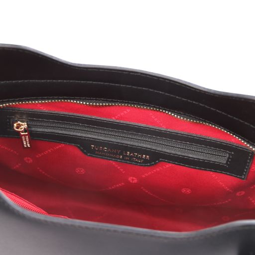 Red leather Handbags Olimpia - by Tuscany Leather