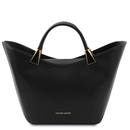 Black leather Handbags TL by Tuscany Leather