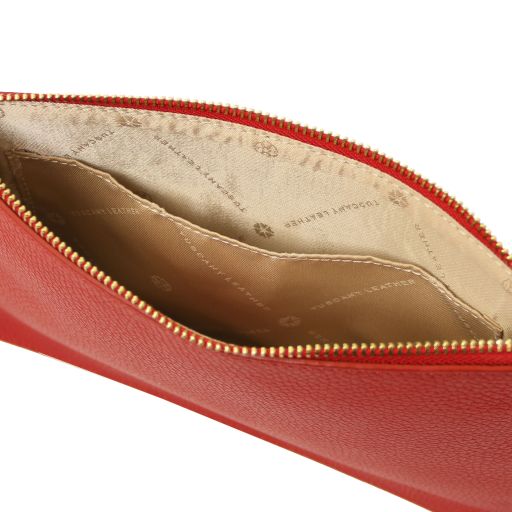 Coffee leather Handbags Diva - by Tuscany Leather