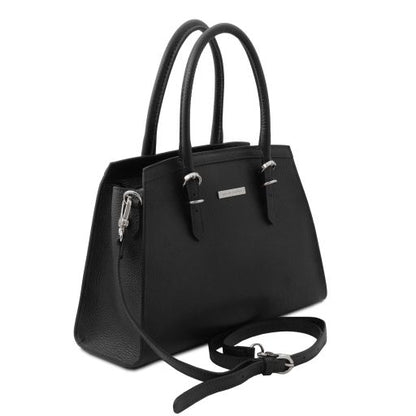 Black leather Handbags TL by Tuscany Leather