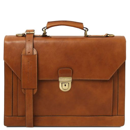 Natural leather Briefcases Cremona - by Tuscany Leather