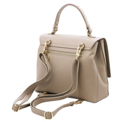 Black leather Handbags Silene - by Tuscany Leather